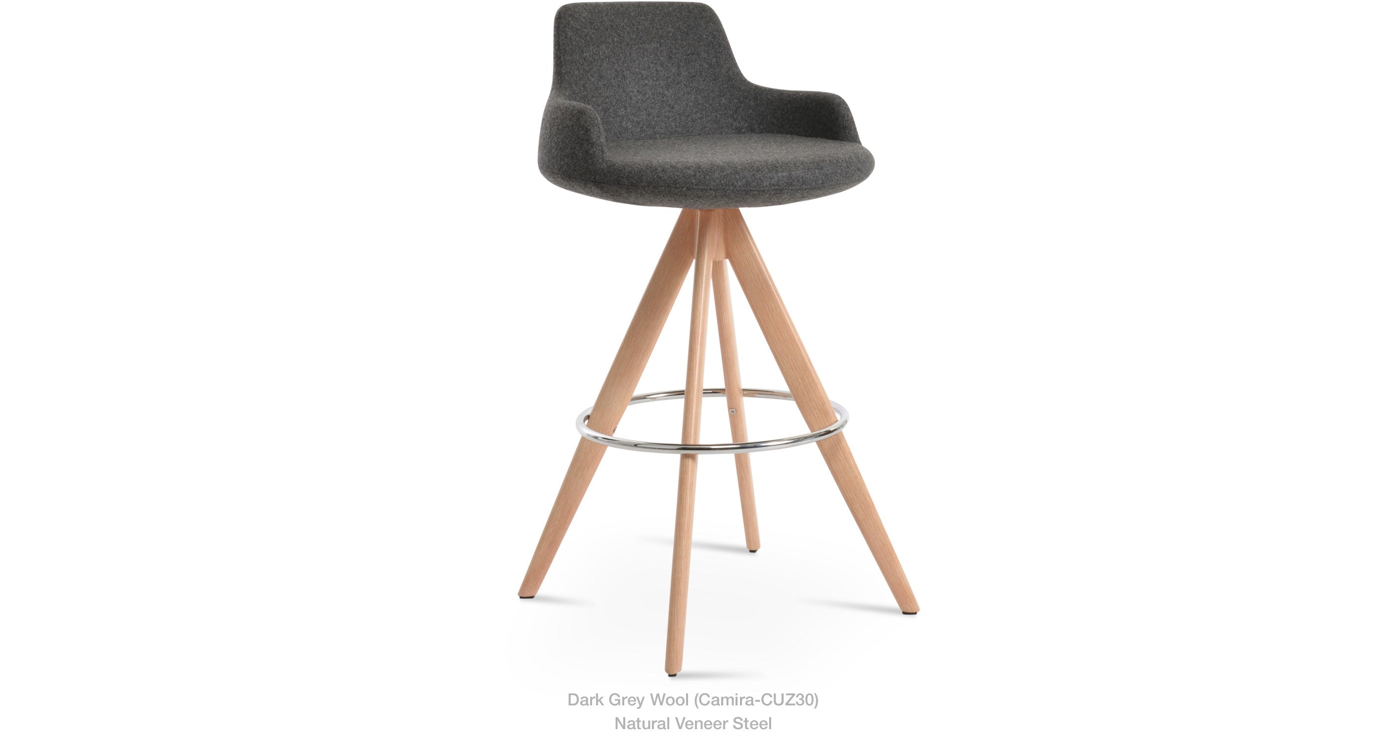 Dervish Pyramid MW Swivel Stools - available in various heights | Image 36 | InSTYLE Home & Rugs