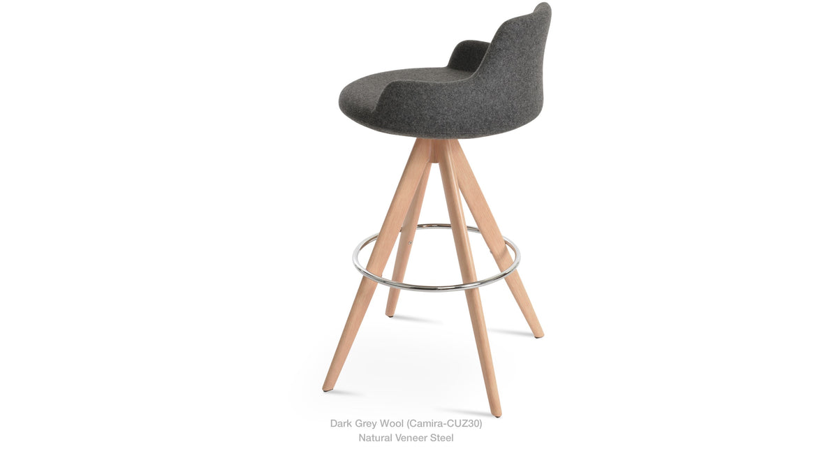 Dervish Pyramid MW Swivel Stools - available in various heights | Image 37 | InSTYLE Home & Rugs