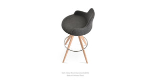 Dervish Pyramid MW Swivel Stools - available in various heights | Image 38 | InSTYLE Home & Rugs
