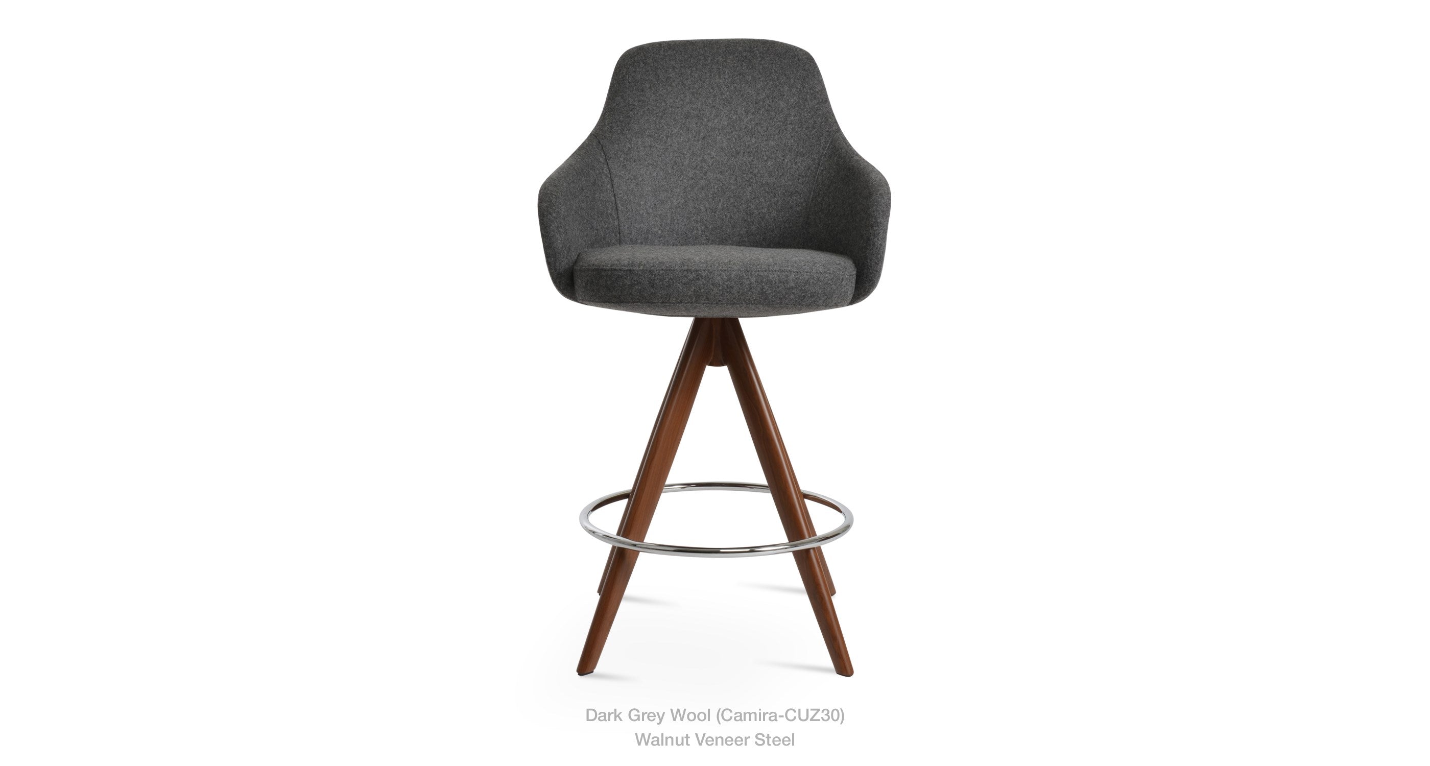 Gazel Arm Pyramid MW Stools - perfect for small spaces | Image 12 | InSTYLE Home & Rugs