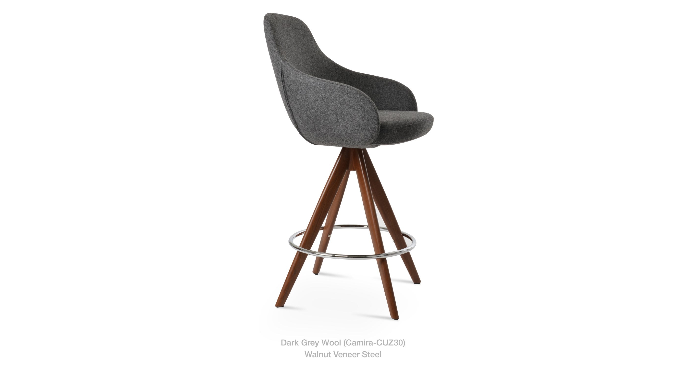 Gazel Arm Pyramid MW Stools - perfect for small spaces | Image 13 | InSTYLE Home & Rugs