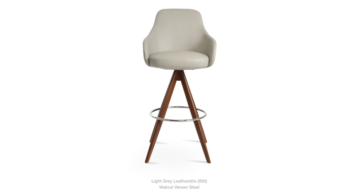 Gazel Arm Pyramid MW Stools - perfect for small spaces | Image 8 | InSTYLE Home & Rugs