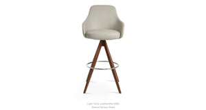 Gazel Arm Pyramid MW Stools - perfect for small spaces | Image 8 | InSTYLE Home & Rugs