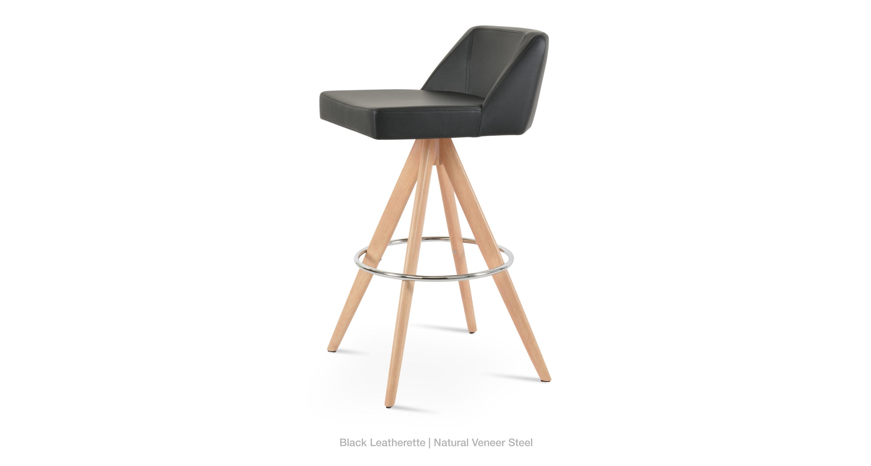 Prisma Pyramid MW Swivel Stools - compact and stylish design | Image 2 | InSTYLE Home & Rugs