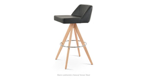 Prisma Pyramid MW Swivel Stools - compact and stylish design | Image 2 | InSTYLE Home & Rugs