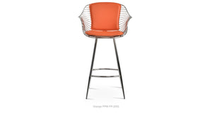 Zebra Galata Stools - perfect for small spaces | Image 1 | InSTYLE Home & Rugs