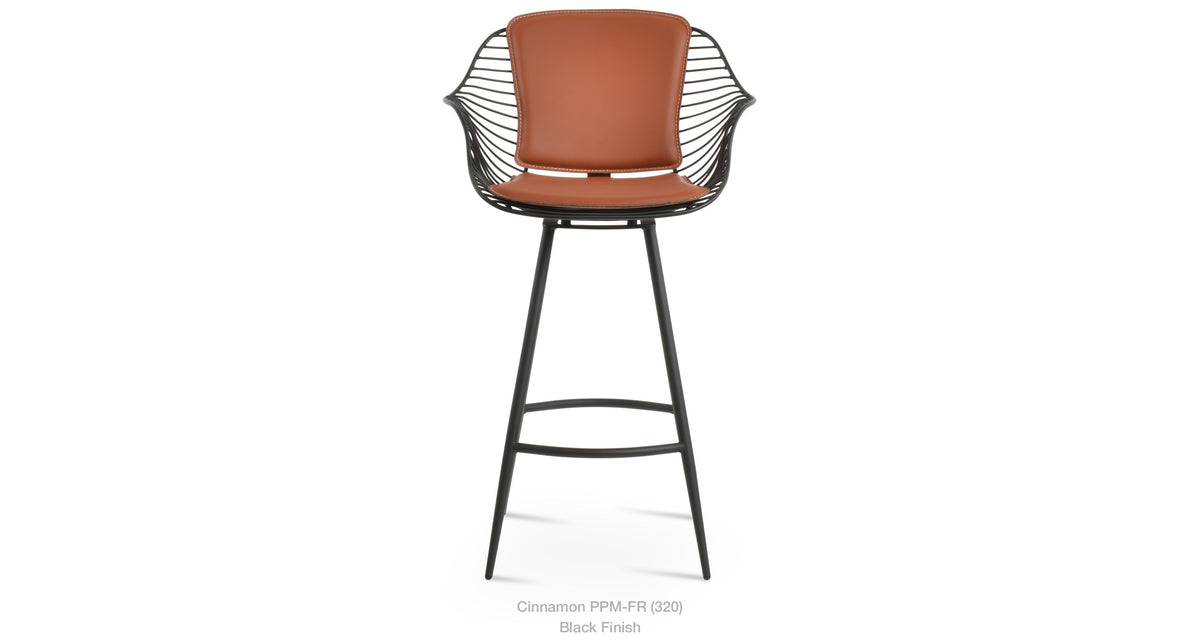 Zebra Galata Stools - perfect for small spaces | Image 4 | InSTYLE Home & Rugs