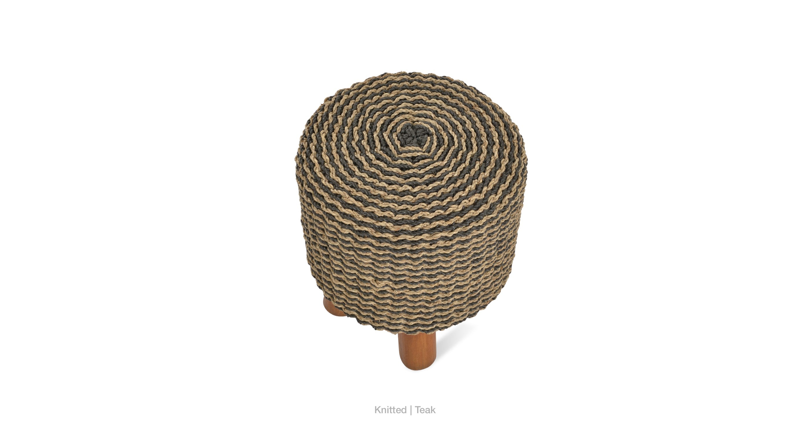 Belek Pouf (Knitted Stool) - perfect for small spaces | Image 7 | InSTYLE Home & Rugs