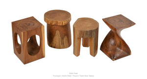 Twist Teak Side Table - chic and functional side table for your living room | Image 6 | InSTYLE Home & Rugs