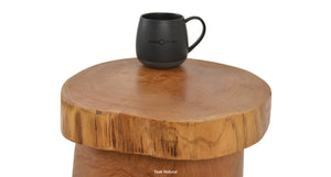 Earth Pillar Teak Side Table - chic and functional side table for your living room | Image 3 | InSTYLE Home & Rugs