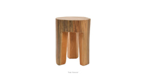 Tripod Teak Side Table - available in a variety of materials and styles | Image 1 | InSTYLE Home & Rugs