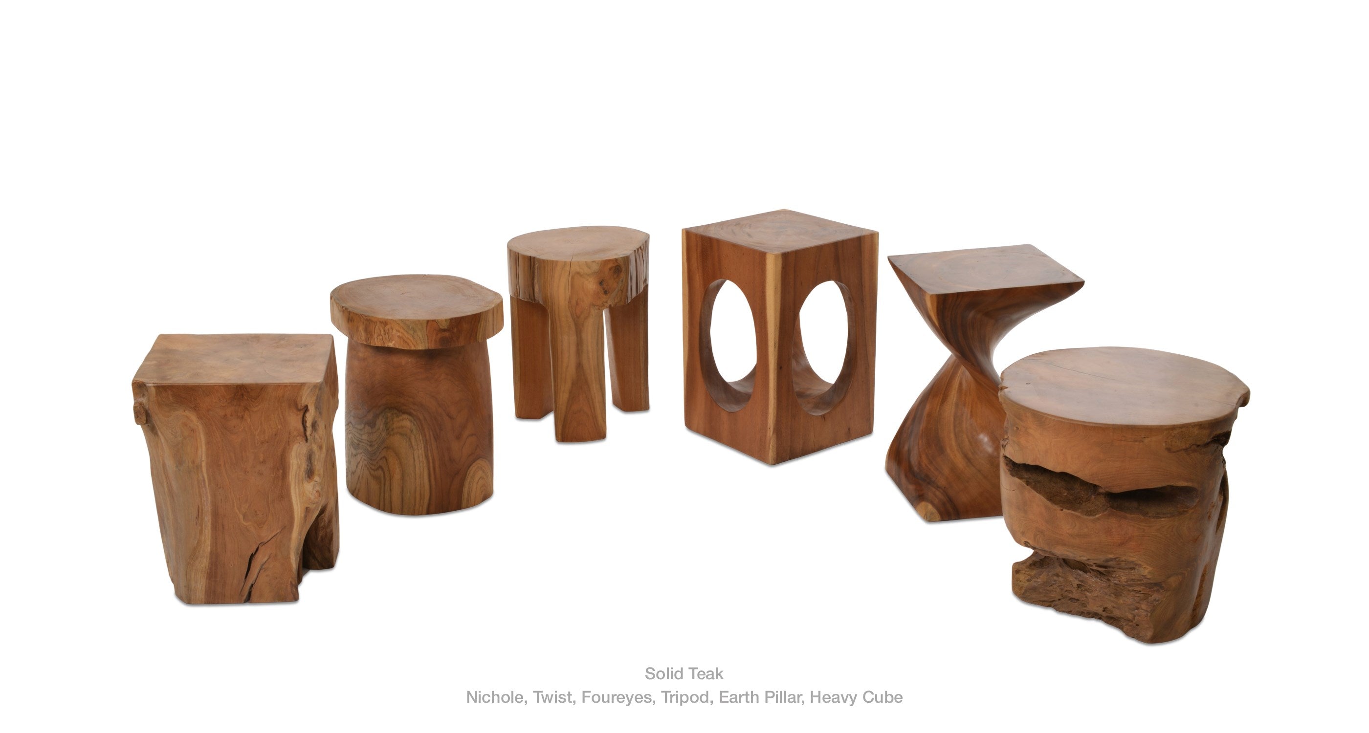 Tripod Teak Side Table - available in a variety of materials and styles | Image 7 | InSTYLE Home & Rugs