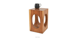 Foureyes Teak Side Table - perfect for holding drinks, lamps, and other essentials | Image 4 | InSTYLE Home & Rugs