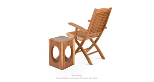Foureyes Teak Side Table - perfect for holding drinks, lamps, and other essentials | Image 8 | InSTYLE Home & Rugs