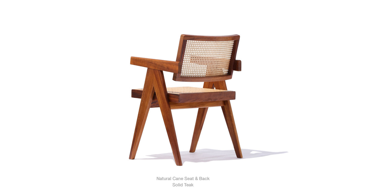 Pierre J Armchair Teak Full Wicker - upholstered armchair with padded comfort | Image 23 | InSTYLE Home & Rugs