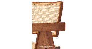 Pierre J Armchair Teak Full Wicker - upholstered armchair with padded comfort | Image 25 | InSTYLE Home & Rugs