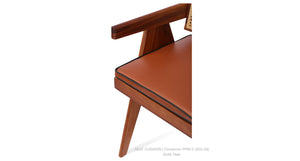 Pierre J Armchair Teak Full Wicker - upholstered armchair with padded comfort | Image 29 | InSTYLE Home & Rugs