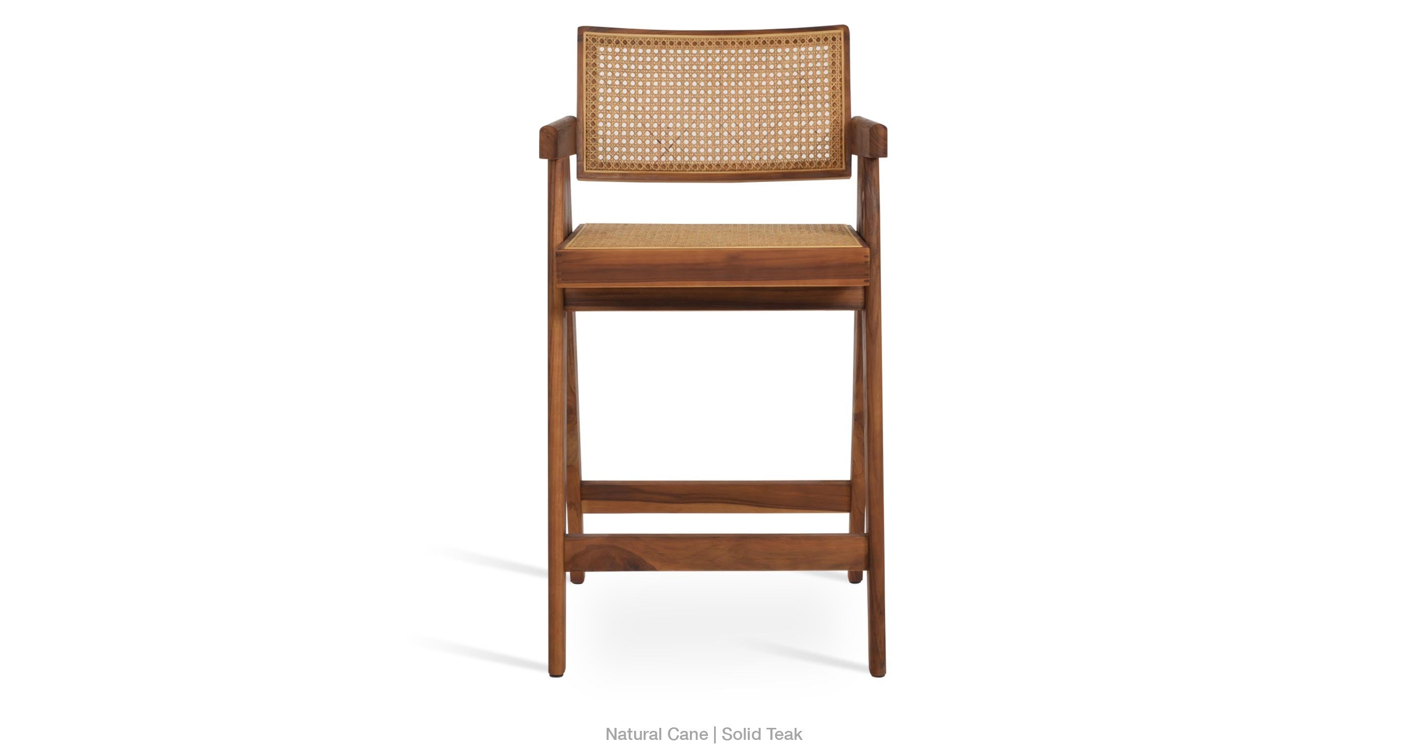 Pierre J Stools Teak Full Wicker - perfect for small spaces | Image 16 | InSTYLE Home & Rugs