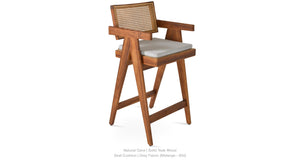 Pierre J Stools Teak Full Wicker - perfect for small spaces | Image 20 | InSTYLE Home & Rugs