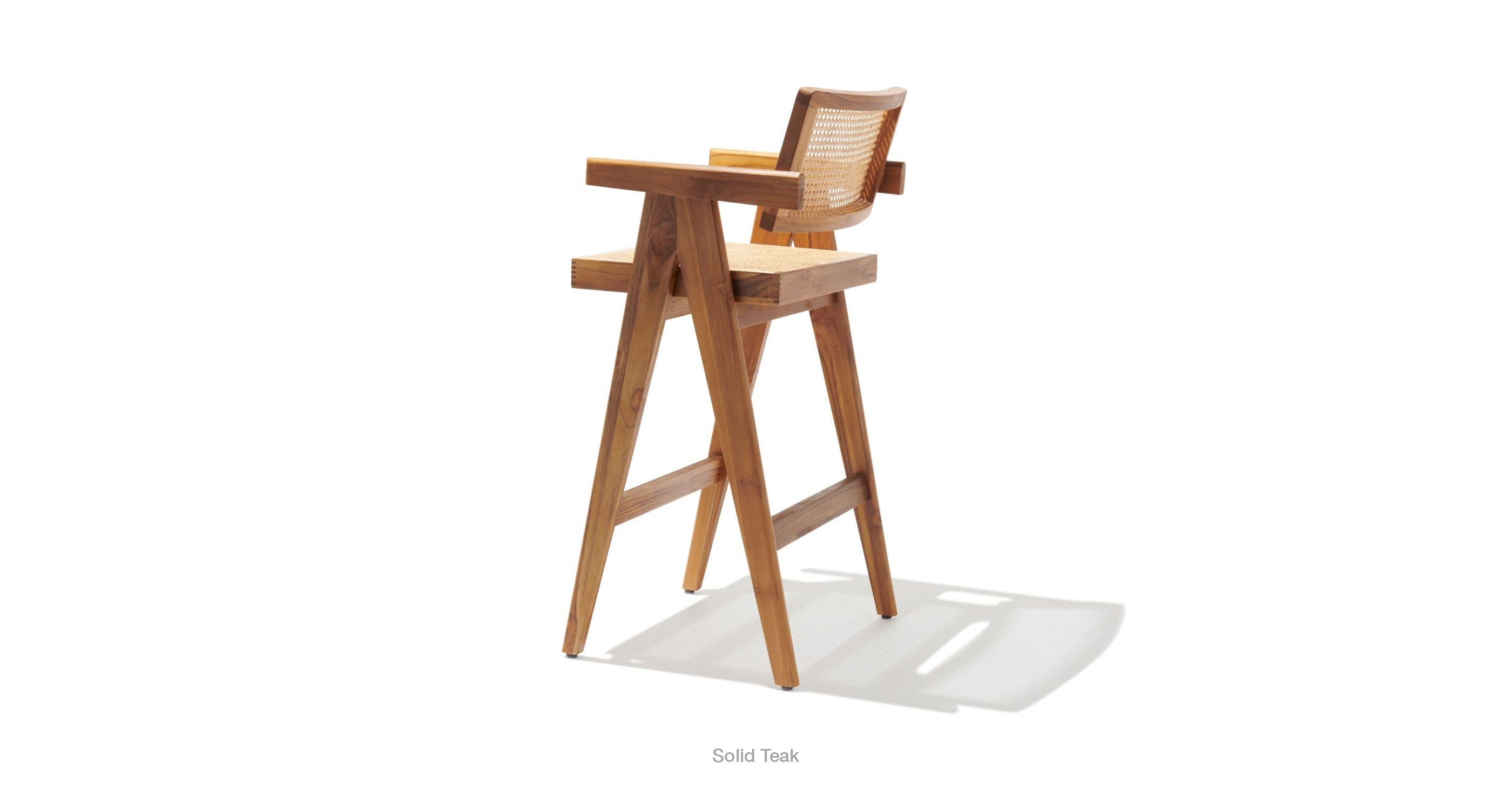 Pierre J Stools Teak Full Wicker - perfect for small spaces | Image 22 | InSTYLE Home & Rugs