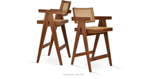 Pierre J Stools Teak Full Wicker - perfect for small spaces | Image 24 | InSTYLE Home & Rugs