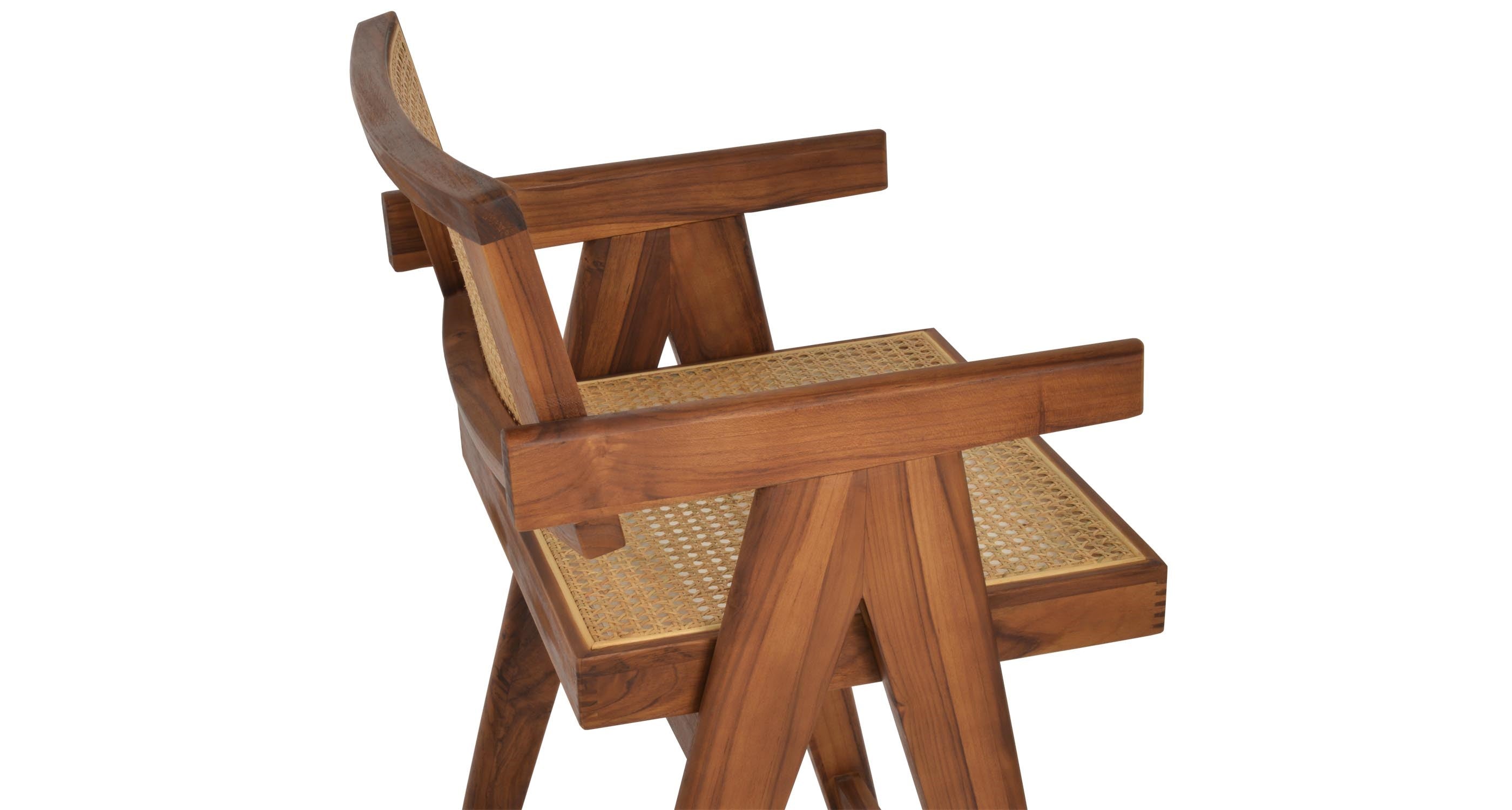 Pierre J Stools Teak Full Wicker - perfect for small spaces | Image 25 | InSTYLE Home & Rugs