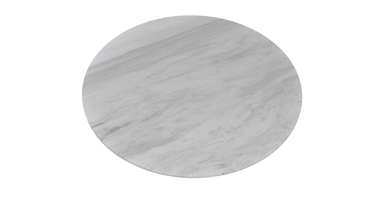 Marble Round - compact round table for cozy spaces and intimate settings | Image 3 | InSTYLE Home & Rugs