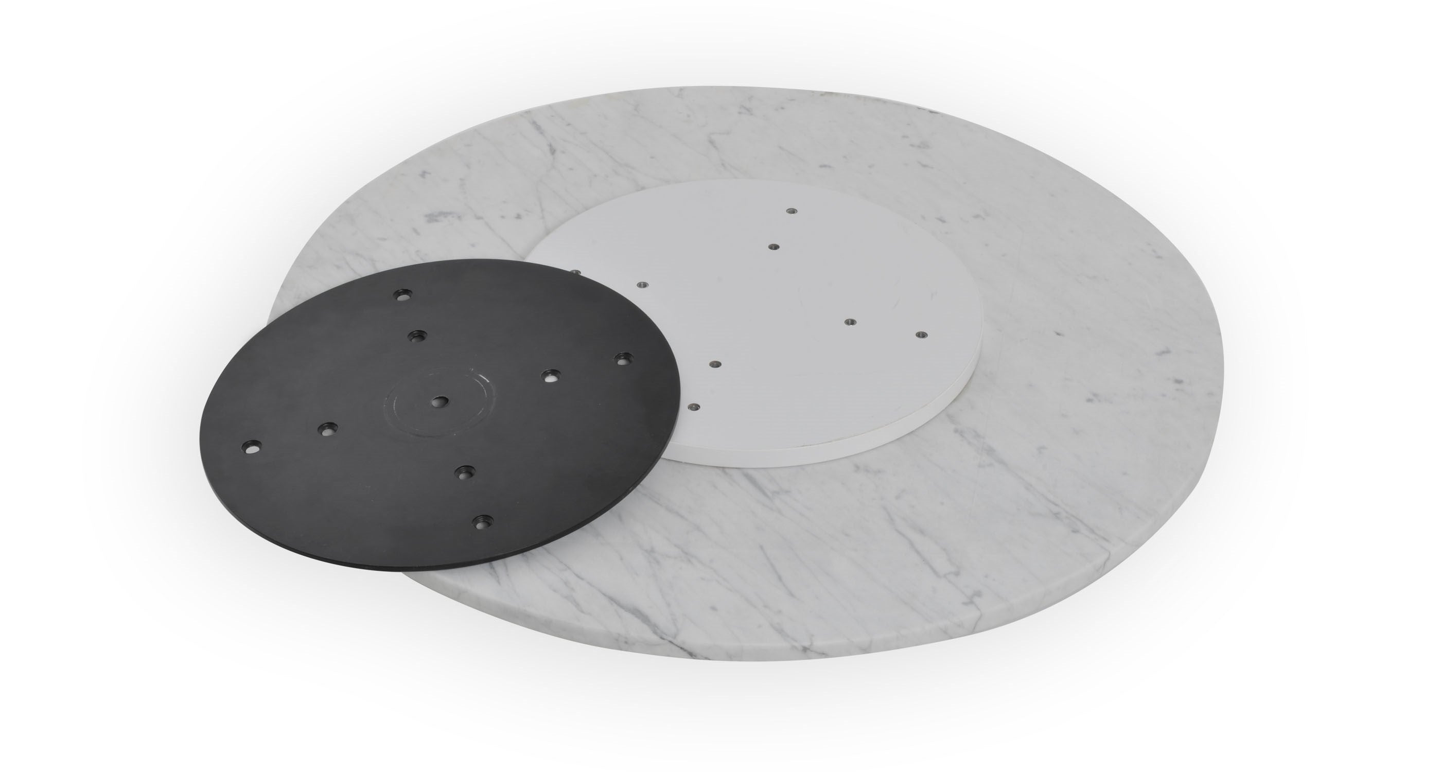 Marble Round - compact round table for cozy spaces and intimate settings | Image 9 | InSTYLE Home & Rugs
