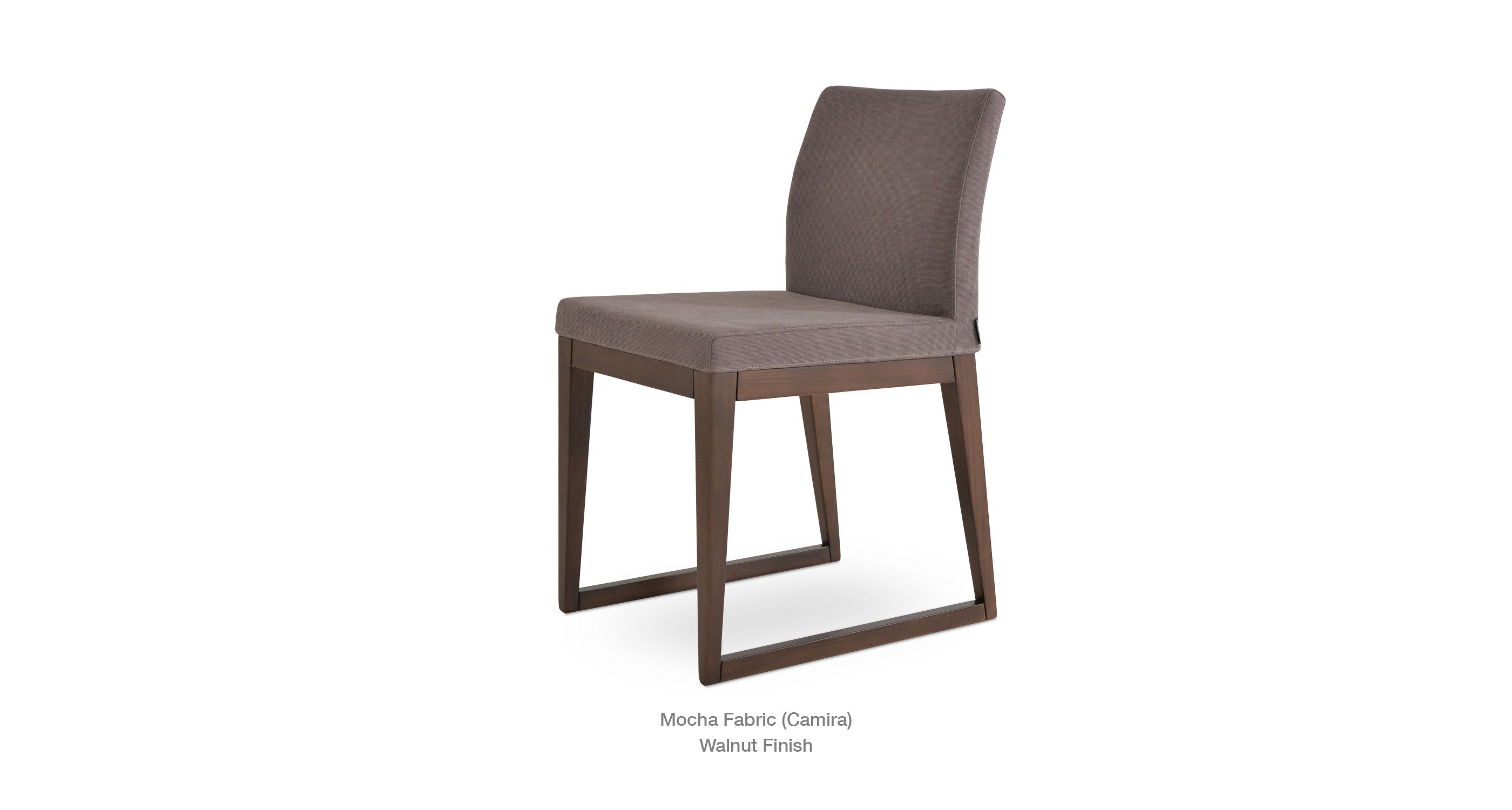 Aria Sled Wood Chair - comfortable seating for dining and office spaces | Image 13 | InSTYLE Home & Rugs