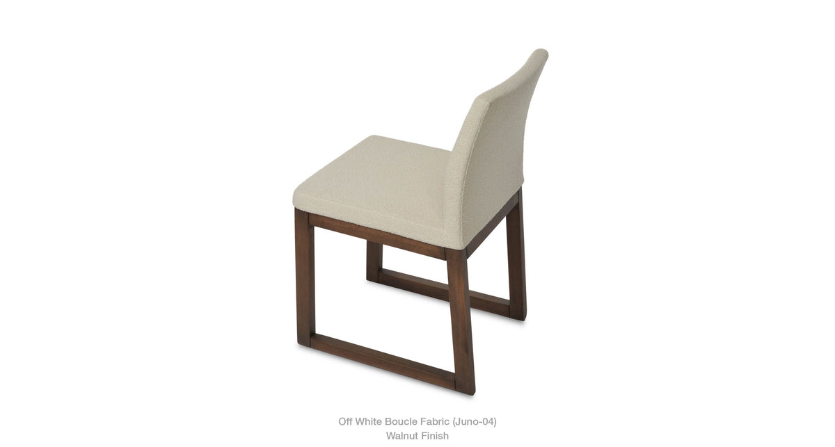 Aria Sled Wood Chair - comfortable seating for dining and office spaces | Image 16 | InSTYLE Home & Rugs