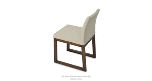 Aria Sled Wood Chair - comfortable seating for dining and office spaces | Image 16 | InSTYLE Home & Rugs