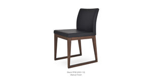 Aria Sled Wood Chair - comfortable seating for dining and office spaces | Image 18 | InSTYLE Home & Rugs