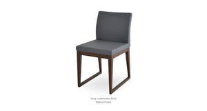 Aria Sled Wood Chair - comfortable seating for dining and office spaces | Image 20 | InSTYLE Home & Rugs