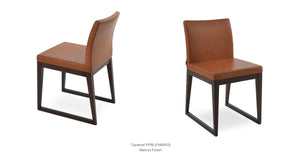 Aria Sled Wood Chair - comfortable seating for dining and office spaces | Image 21 | InSTYLE Home & Rugs