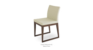 Aria Sled Wood Chair - comfortable seating for dining and office spaces | Image 23 | InSTYLE Home & Rugs