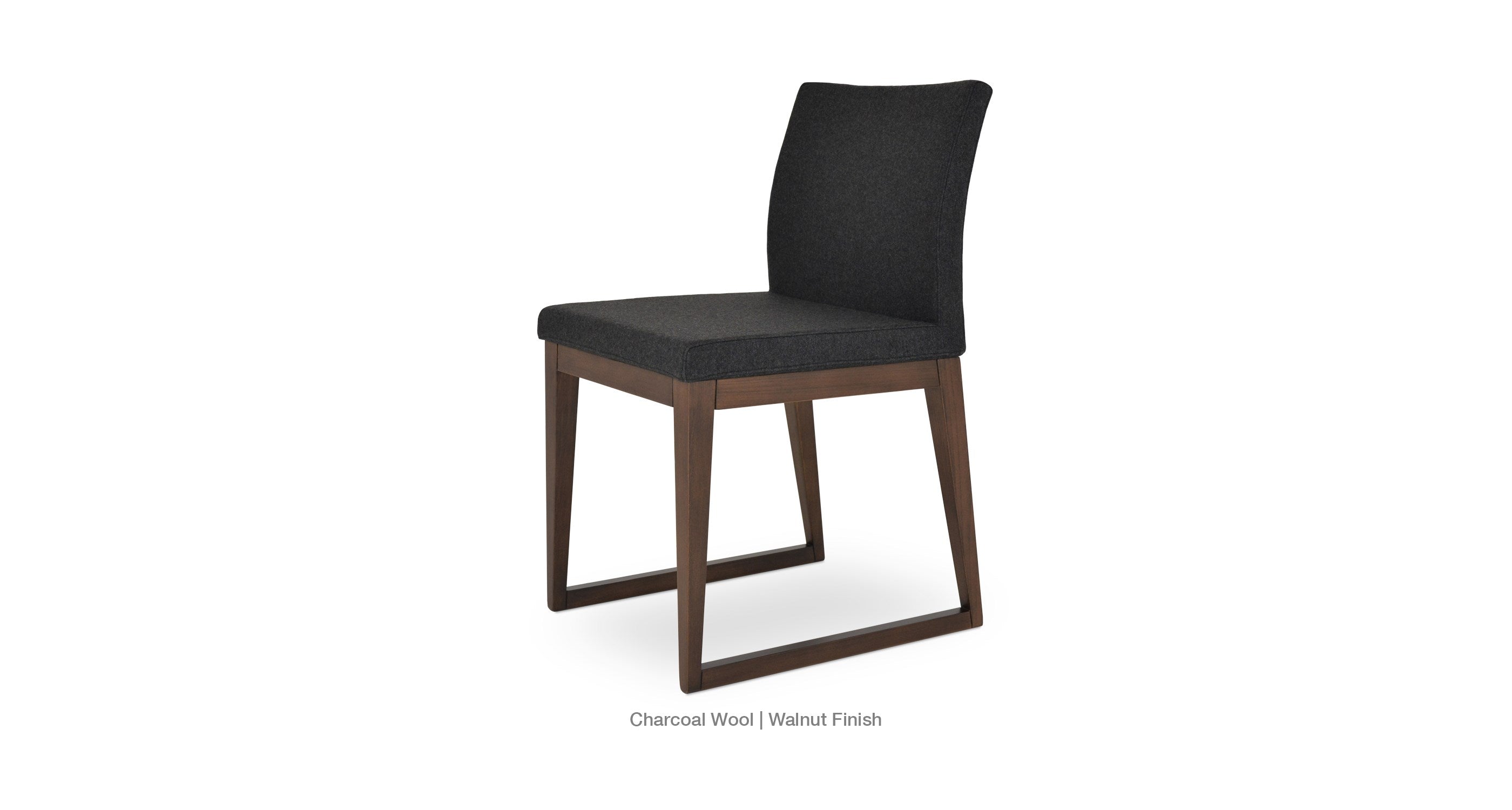 Aria Sled Wood Chair - comfortable seating for dining and office spaces | Image 25 | InSTYLE Home & Rugs