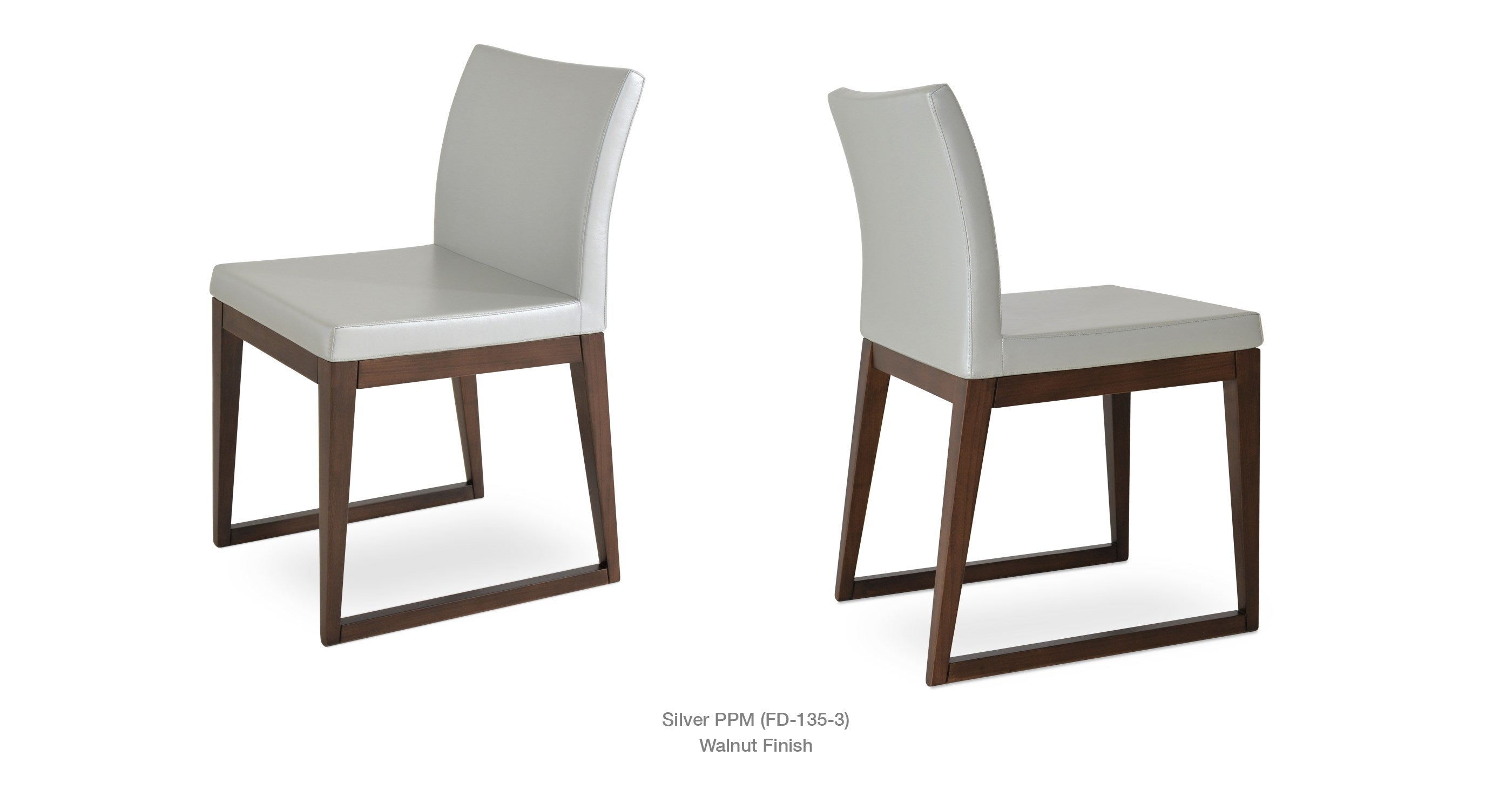 Aria Sled Wood Chair - comfortable seating for dining and office spaces | Image 34 | InSTYLE Home & Rugs