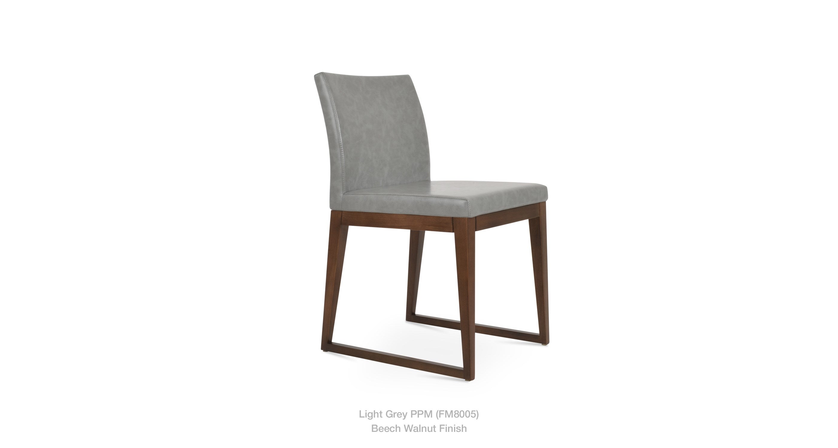 Aria Sled Wood Chair - comfortable seating for dining and office spaces | Image 36 | InSTYLE Home & Rugs