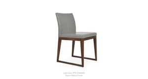 Aria Sled Wood Chair - comfortable seating for dining and office spaces | Image 36 | InSTYLE Home & Rugs