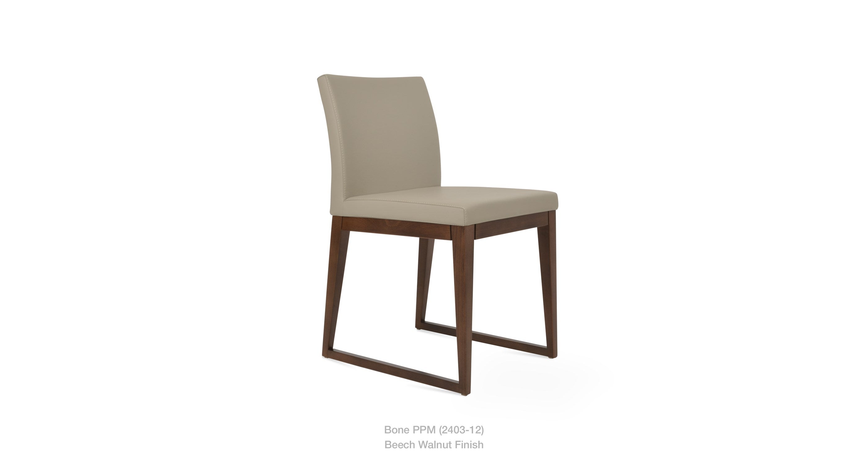 Aria Sled Wood Chair - comfortable seating for dining and office spaces | Image 38 | InSTYLE Home & Rugs