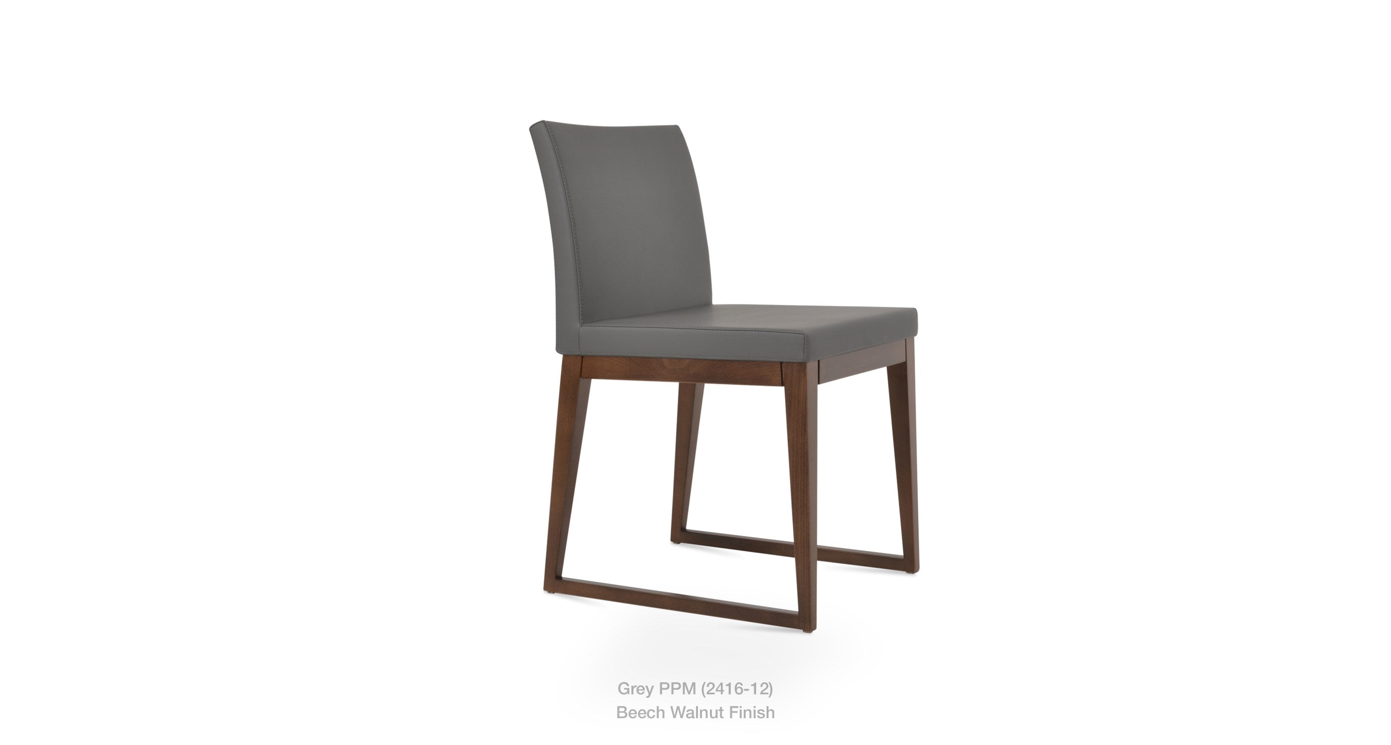 Aria Sled Wood Chair - comfortable seating for dining and office spaces | Image 40 | InSTYLE Home & Rugs