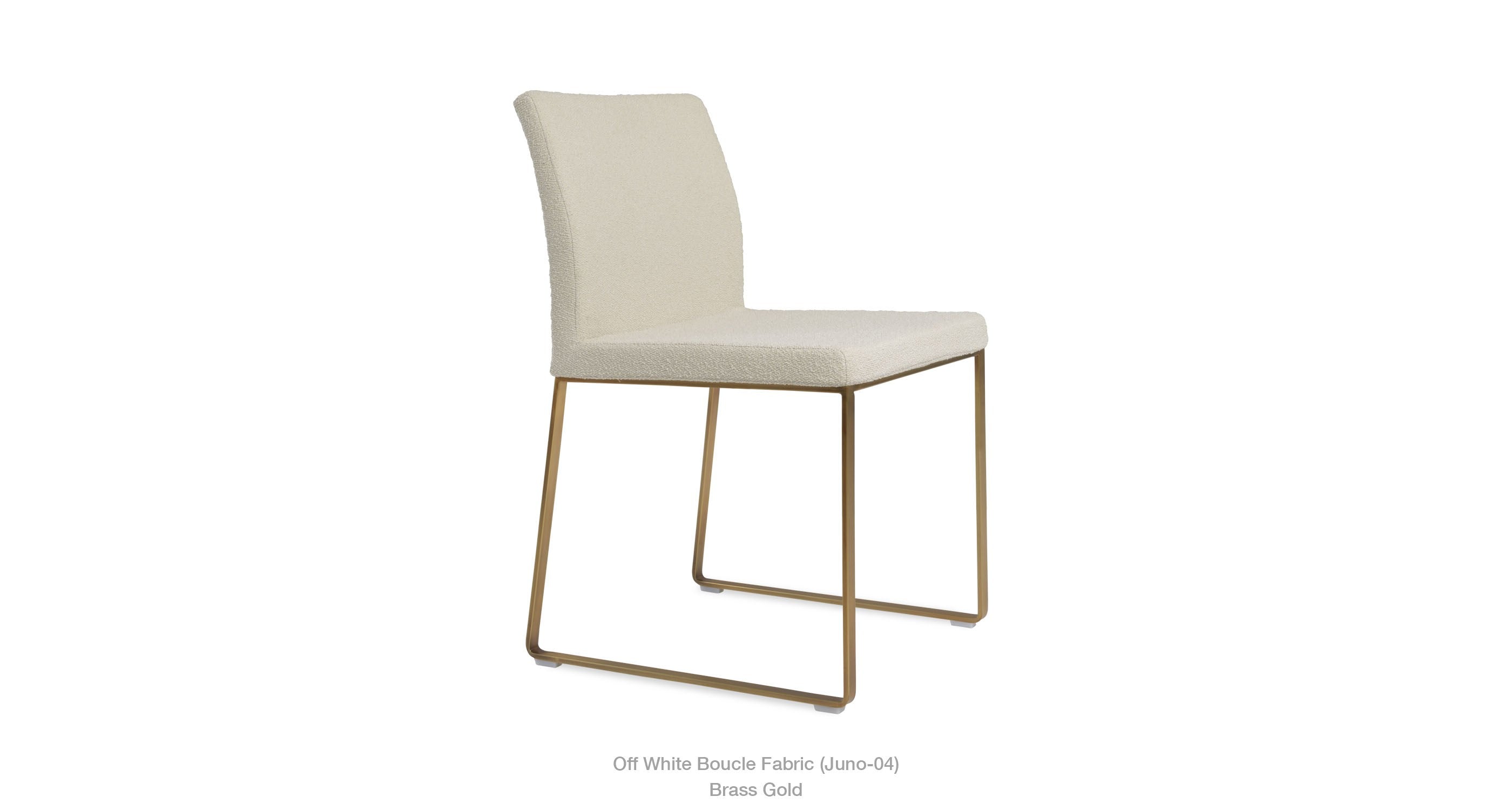 Aria Sled Chair - stylish chairs for any table | Image 12 | InSTYLE Home & Rugs