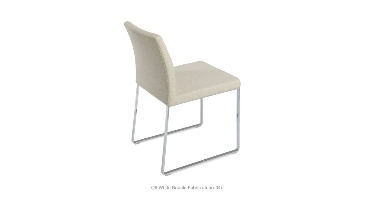 Aria Sled Chair - stylish chairs for any table | Image 14 | InSTYLE Home & Rugs