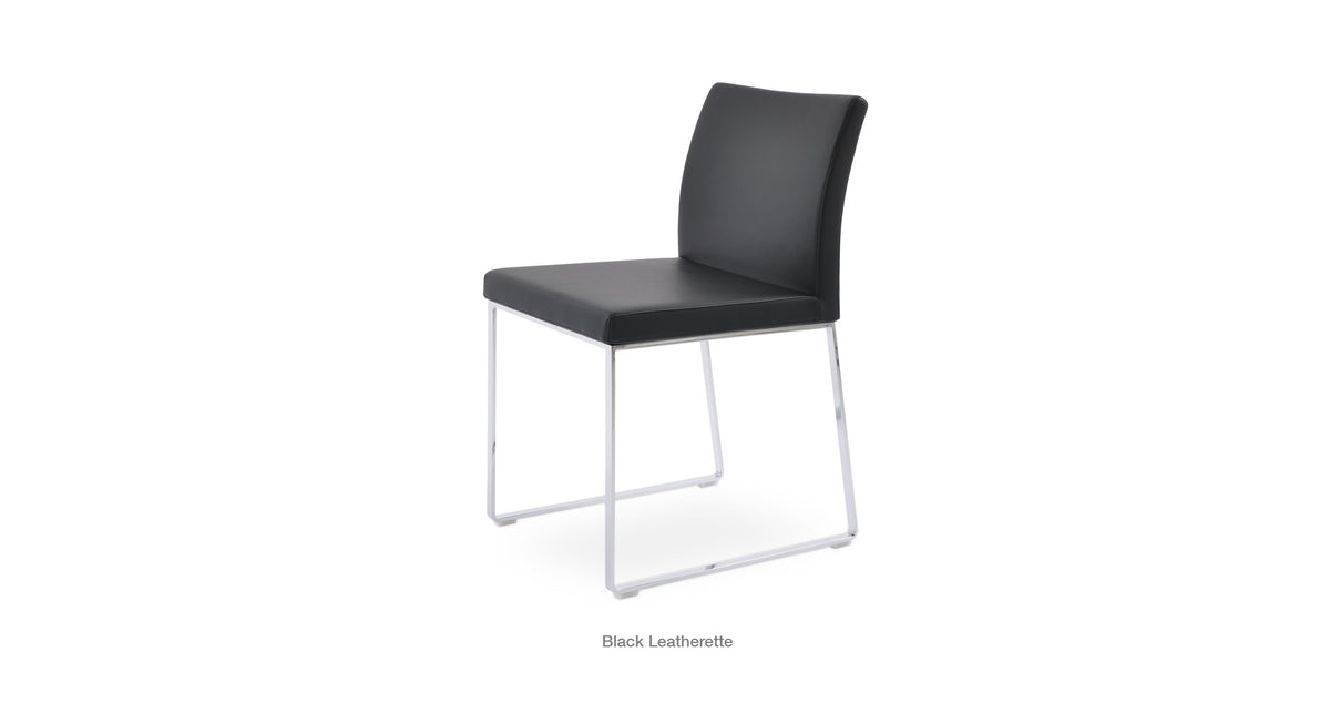 Aria Sled Chair - stylish chairs for any table | Image 26 | InSTYLE Home & Rugs