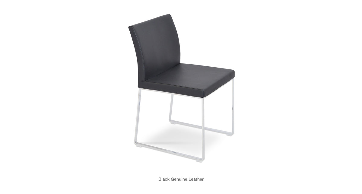 Aria Sled Chair - stylish chairs for any table | Image 27 | InSTYLE Home & Rugs