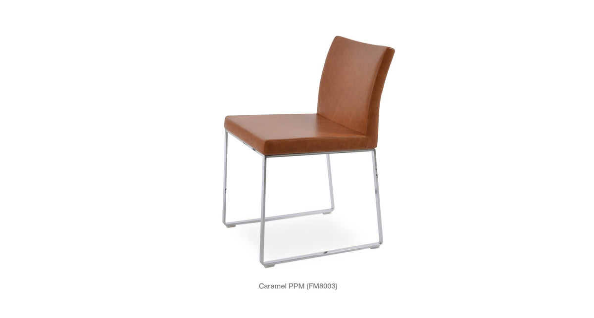 Aria Sled Chair - stylish chairs for any table | Image 35 | InSTYLE Home & Rugs