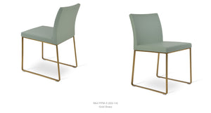 Aria Sled Chair - stylish chairs for any table | Image 38 | InSTYLE Home & Rugs