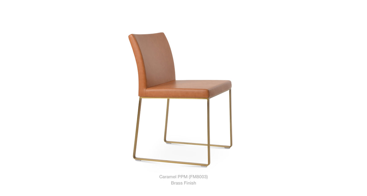Aria Sled Chair - stylish chairs for any table | Image 43 | InSTYLE Home & Rugs