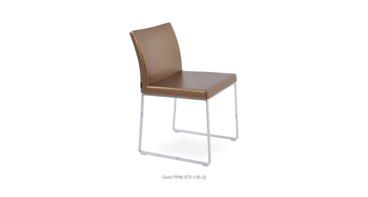 Aria Sled Chair - stylish chairs for any table | Image 49 | InSTYLE Home & Rugs