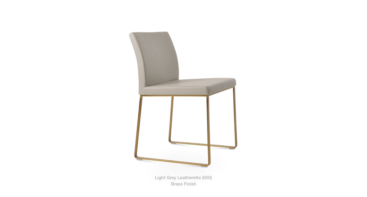 Aria Sled Chair - stylish chairs for any table | Image 52 | InSTYLE Home & Rugs